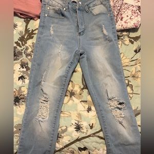 Wax jeans high rise skinny size 9